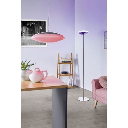 Eglo 97814 - Світлодіодна RGB регульована торшерна лампа FRATTINA-C 1xLED/18W/230V