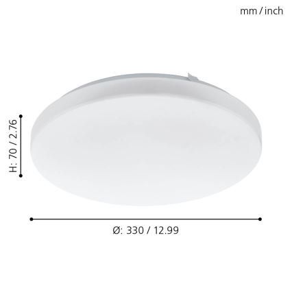 Eglo - Стельовий LED світильник LED/14,6W/230V