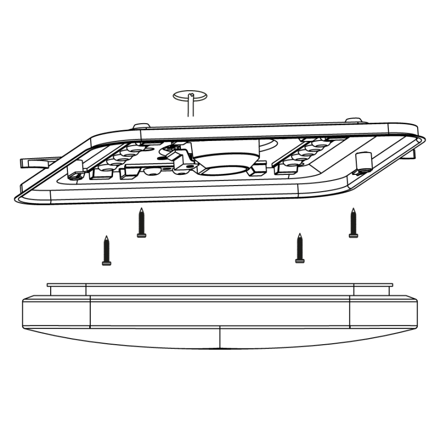 Eglo - Светодиодный потолочный светильник LED/11,5W/230V