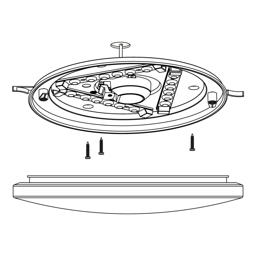 Eglo - Світлодіодний стельовий світильник LED/11,5W/230V