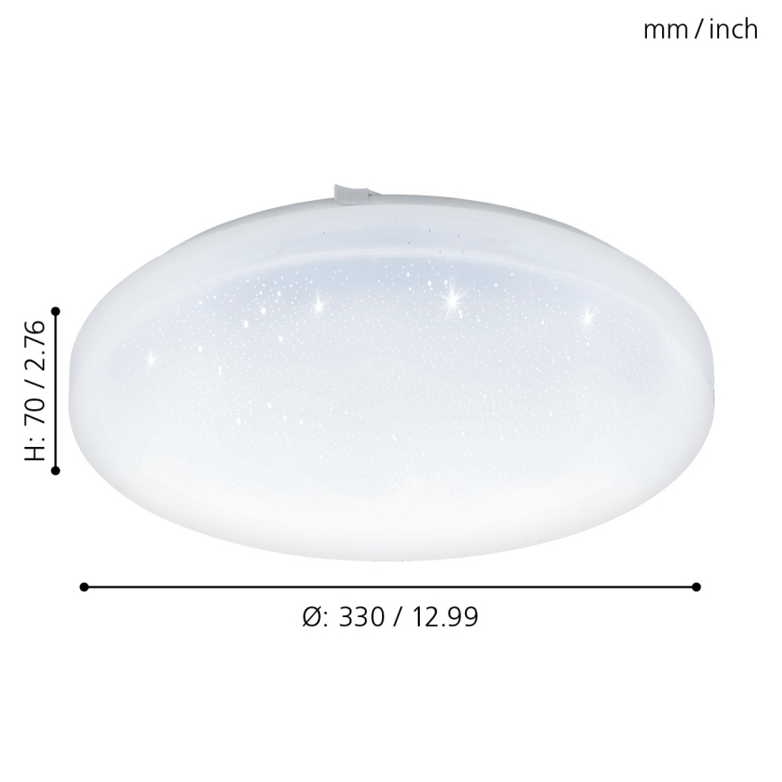 Eglo - Светодиодный потолочный светильник LED/17,3W/230V