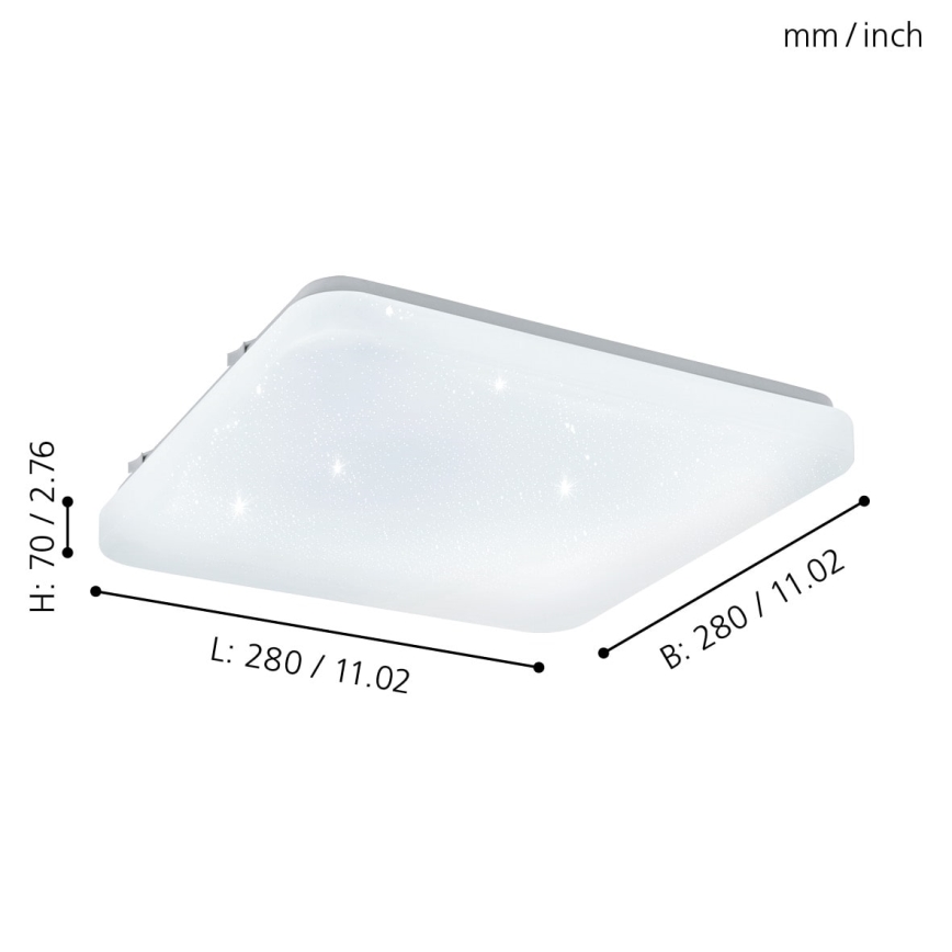 Eglo - Светодиодный потолочный светильник LED/11,5W/230V