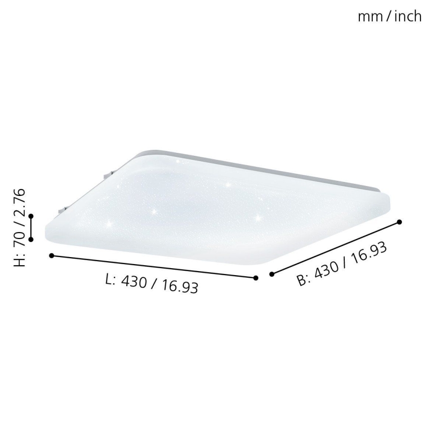 Eglo - Светодиодный потолочный светильник LED/33,5W/230V