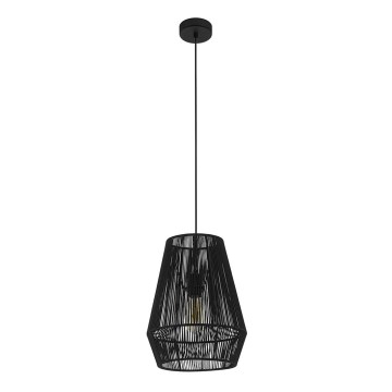 Eglo 97905 - Подвесная люстра PALMONES 1xE27/60W/230V черная
