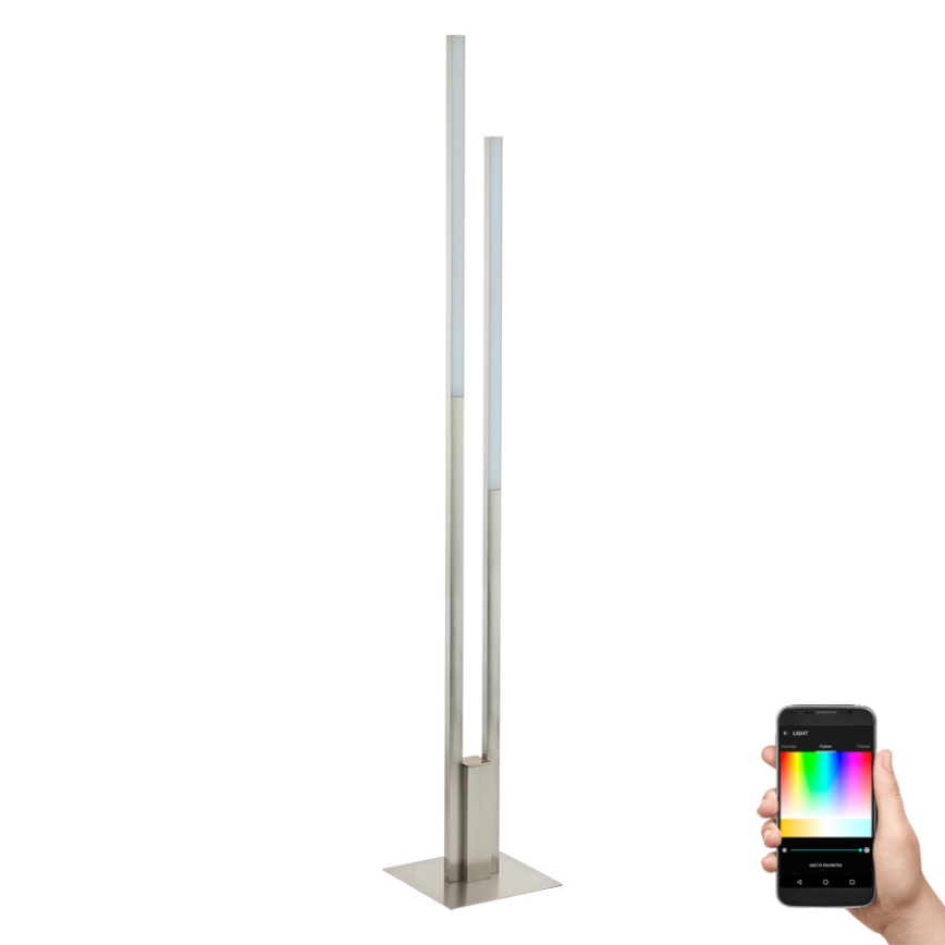 Eglo - Светодиодный RGB-торшер с регулированием яркости FRAIOLI-C 2xLED/17W/230V