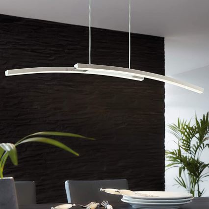 Eglo 97911 - RGB LED регульована люстра на тросі FRAIOLI-C LED/34W/230V