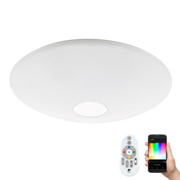 Eglo 97918 - LED RGB Стельовий світильник з регулюванням яскравості TOTARI-C LED/34W/230V + пульт дистанційного керування