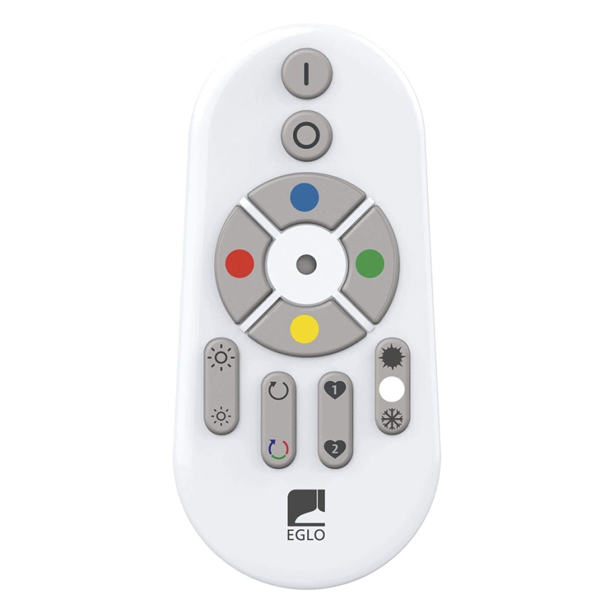 Eglo 97921 - LED RGB Затемнюваний стельовий світильник TOTARI-C LED/34W/230V + пульт дистанційного керування