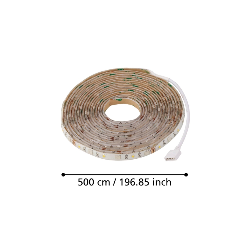 Eglo - RGB Світлодіодна стрічка з регулюванням яскравості LED/20W/230V IP20 5м