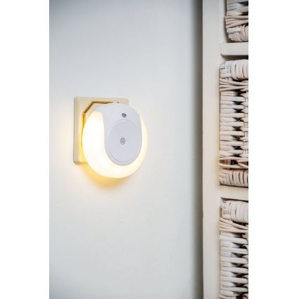 Eglo - Светодиодный ночник с датчиком 2xLED/0,4W/230V 3000K