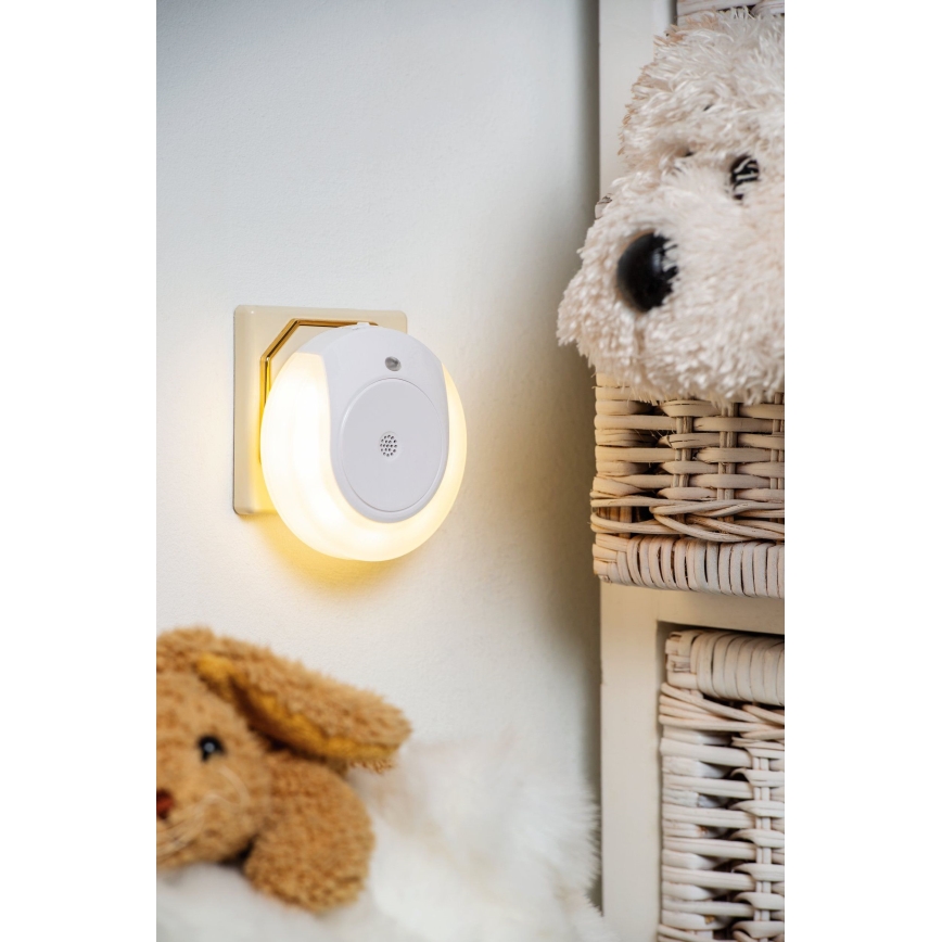 Eglo - Світлодіодний нічник з сенсором 2xLED/0,4W/230V 3000K