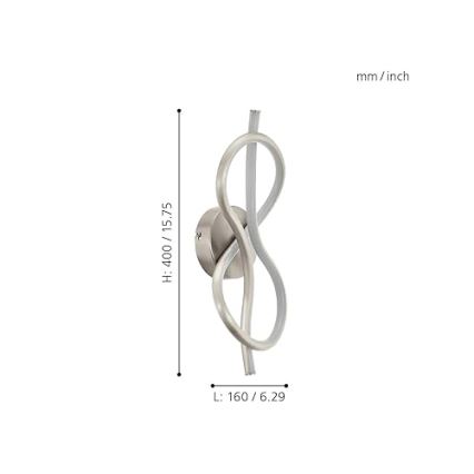 Eglo - Светодиодный настенный светильник LED/10W/230V
