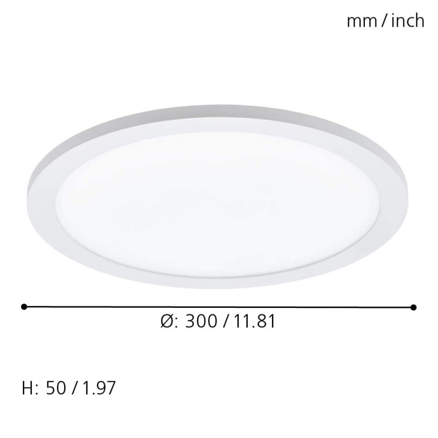 Eglo - Світлодіодний стельовий світильник SARSINA-C LED/16W/230V