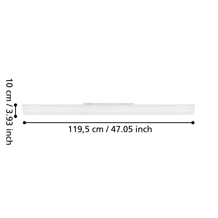 Eglo - Світлодіодна панель LED/40W/230V білий