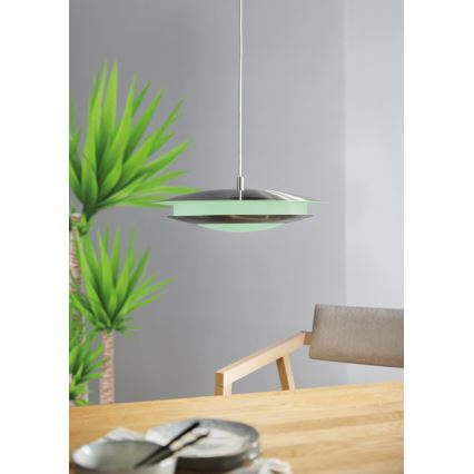 Eglo 98043 - LED RGBW Підвісна люстра з регулюванням яскравості MONEVA-C LED/18W/230V