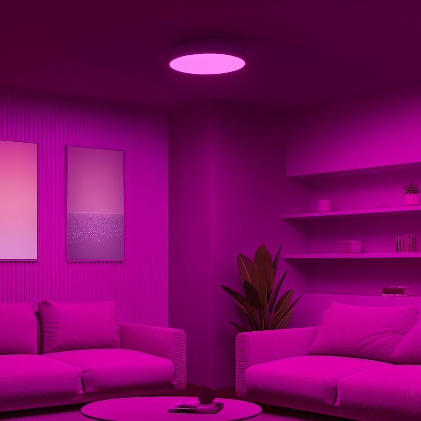 Eglo 98045 - Димований стельовий світильник LED RGB RIODEVA-C LED/27W/230V