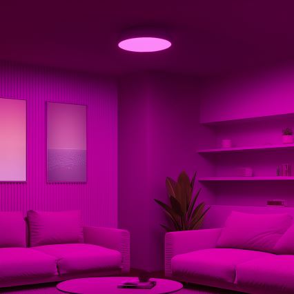 Eglo 98045 - LED RGB диммируемый потолочный светильник RIODEVA-C LED/27W/230V