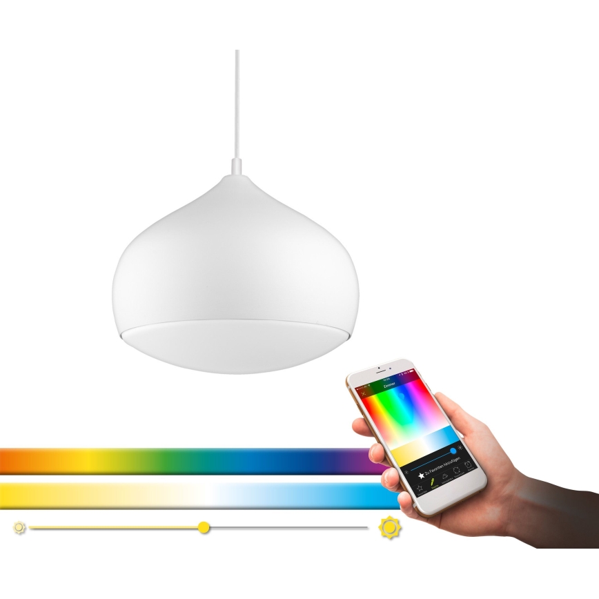 Eglo - Светодиодная подвесная RGBW-люстра с регулированием яркости COMBA-C LED/18W/230V Bluetooth