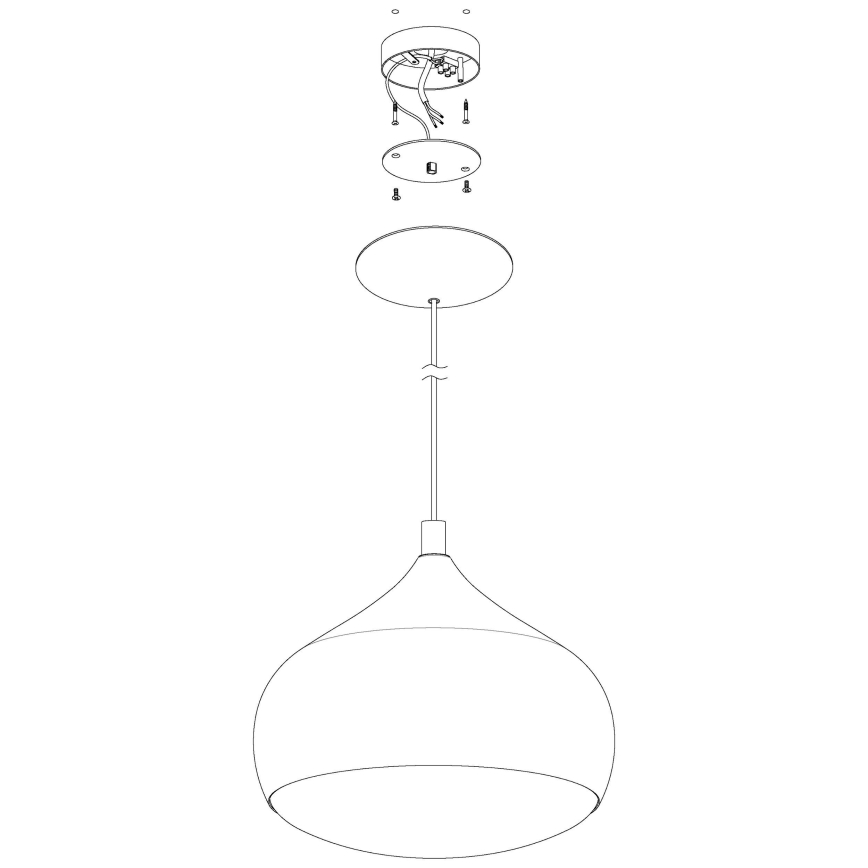 Eglo - Светодиодная подвесная RGBW-люстра с регулированием яркости COMBA-C LED/18W/230V Bluetooth