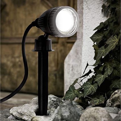 Eglo 98052 - RGB-светодиодный уличный светильник NEMA-C 1xGU10/5W/230V IP44