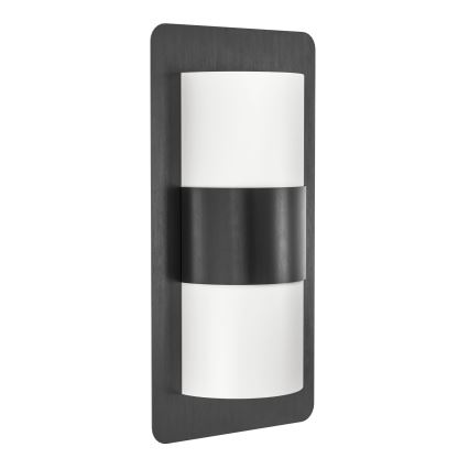 Eglo - Зовнішній настінний світильник 2xE27/10W/230V IP4чорний