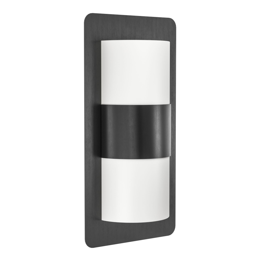 Eglo - Зовнішній настінний світильник 2xE27/10W/230V IP4чорний