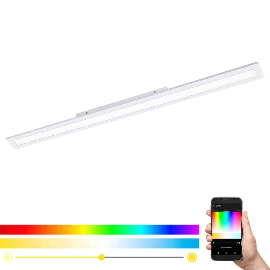 Eglo - LED RGBW Панель з регулюванням яскравості SALOBRENA-C LED/34W/230V + пульт дистанційного керування