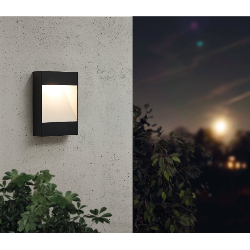Eglo - Вуличний світлодіодний настінний світильник LED/10W/230V IP44