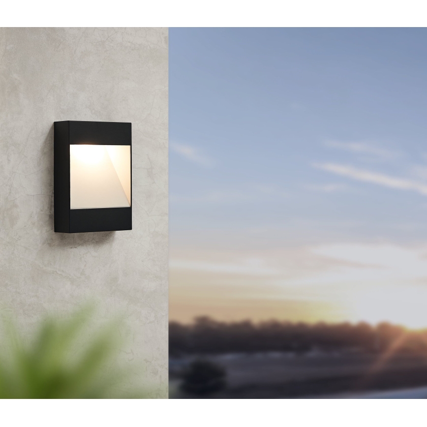 Eglo - Вуличний світлодіодний настінний світильник LED/10W/230V IP44