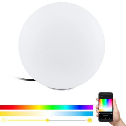 Eglo 98105 - LED RGBW Уличный светильник MONTEROLO-C LED/9 Вт/230 В IP65, диаметр 300 мм