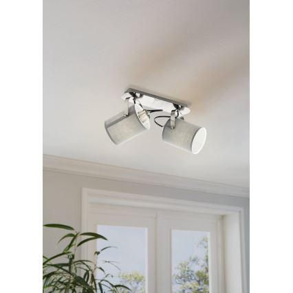 Eglo 98139 - Прожектор VILLABATE 2xE27/10W/230V