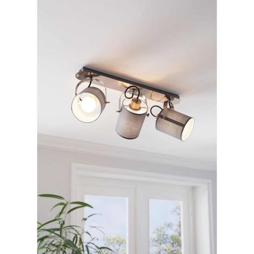 Eglo 98141 - Точечный светильник VILLABATE 3xE27/10W/230V