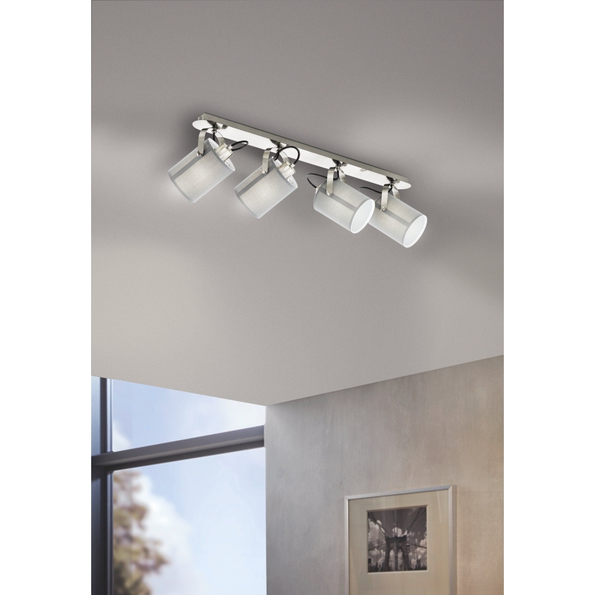 Eglo 98142 - Точечный светильник VILLABATE 4xE27/10 Вт/230 В