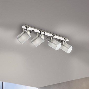 Eglo 98142 - Точковий світильник VILLABATE 4×E27/10 Вт/230 В