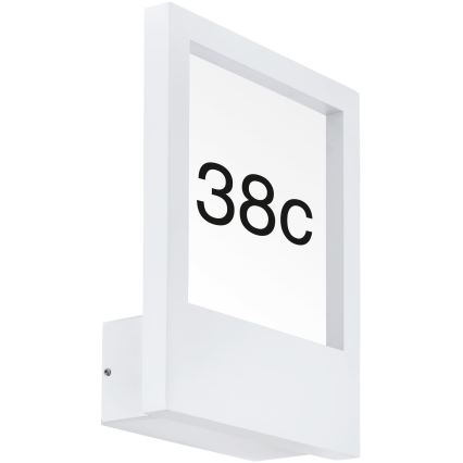 Eglo - Номер будинку 1xE27/28W/230V IP4білий
