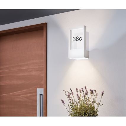 Eglo - Номер дома 1xE27/28W/230V IP4белый