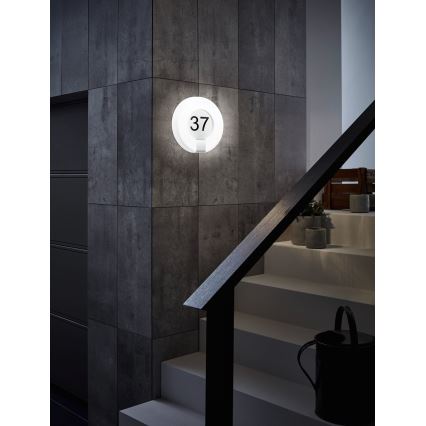 Eglo 98145 - Светодиодный регулируемый по яркости домовой номер MARCHESA-C LED/15W/230V IP44
