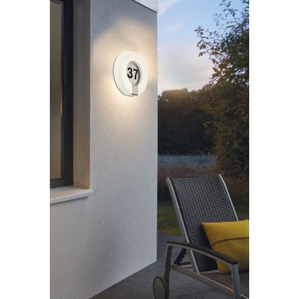 Eglo 98145 - Светодиодный регулируемый по яркости домовой номер MARCHESA-C LED/15W/230V IP44