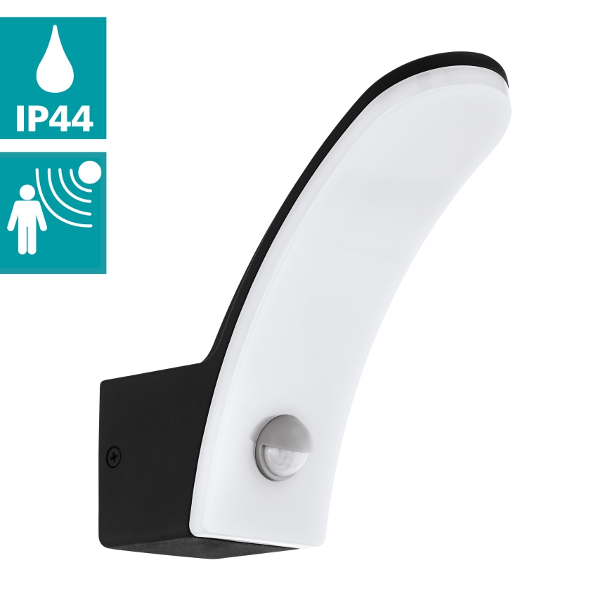 Eglo - Вуличний світлодіодний настінний світильник з датчиком LED/11W/230V IP44