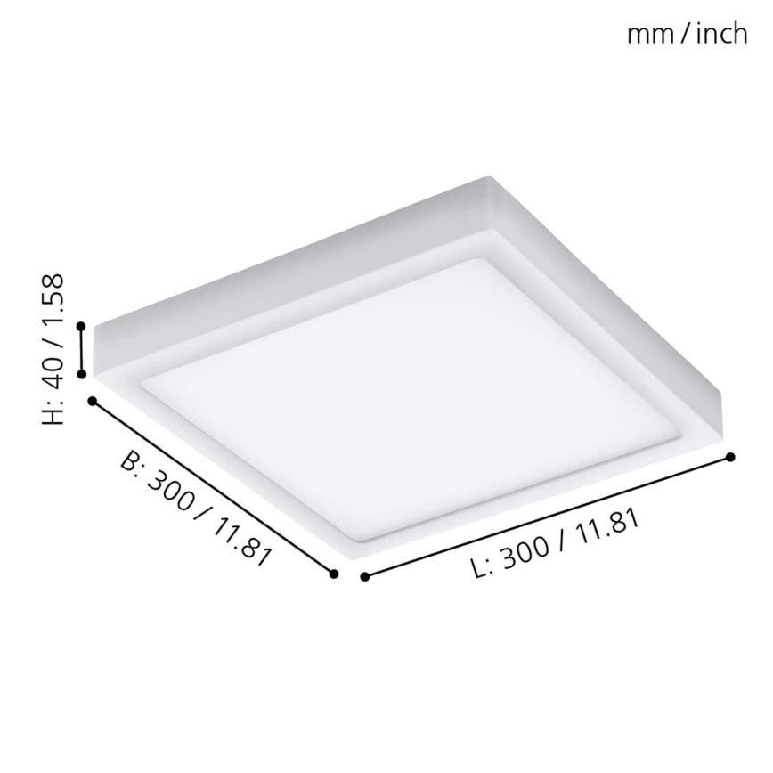 Eglo - Светодиодный уличный светильник с регулированием яркости ARGOLIS-C LED/22W/230V Bluetooth IP44