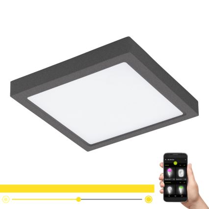 Eglo - Світильник для вулиці з регулюванням яскравості ARGOLIS-C LED/22W/230V IP44 Bluetooth