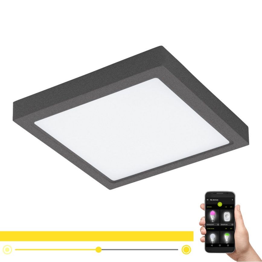 Eglo - Світильник для вулиці з регулюванням яскравості ARGOLIS-C LED/22W/230V IP44 Bluetooth