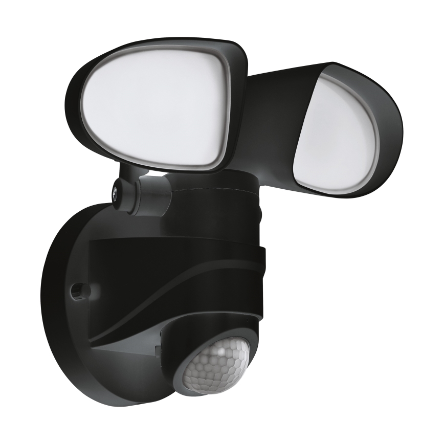 Eglo - Вуличний світлодіодний настінний світильник з датчиком 2xLED/7,5W/230V IP44