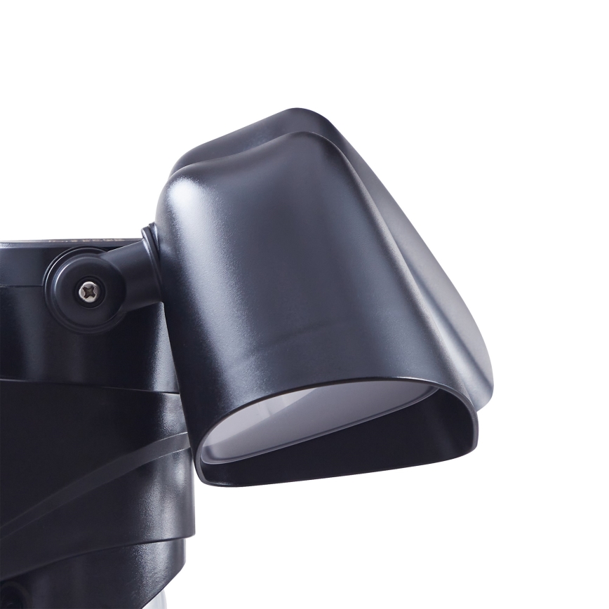 Eglo - Вуличний світлодіодний настінний світильник з датчиком 2xLED/7,5W/230V IP44