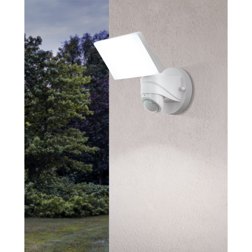 Eglo - Вуличний світлодіодний настінний світильник з датчиком LED/15W/230V IP44