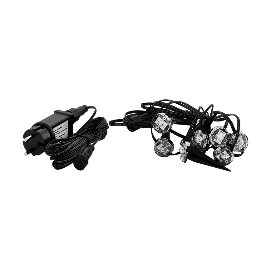 Eglo - Светодиодная уличная декоративная гирлянда 9xLED 10 м IP65 теплый белый