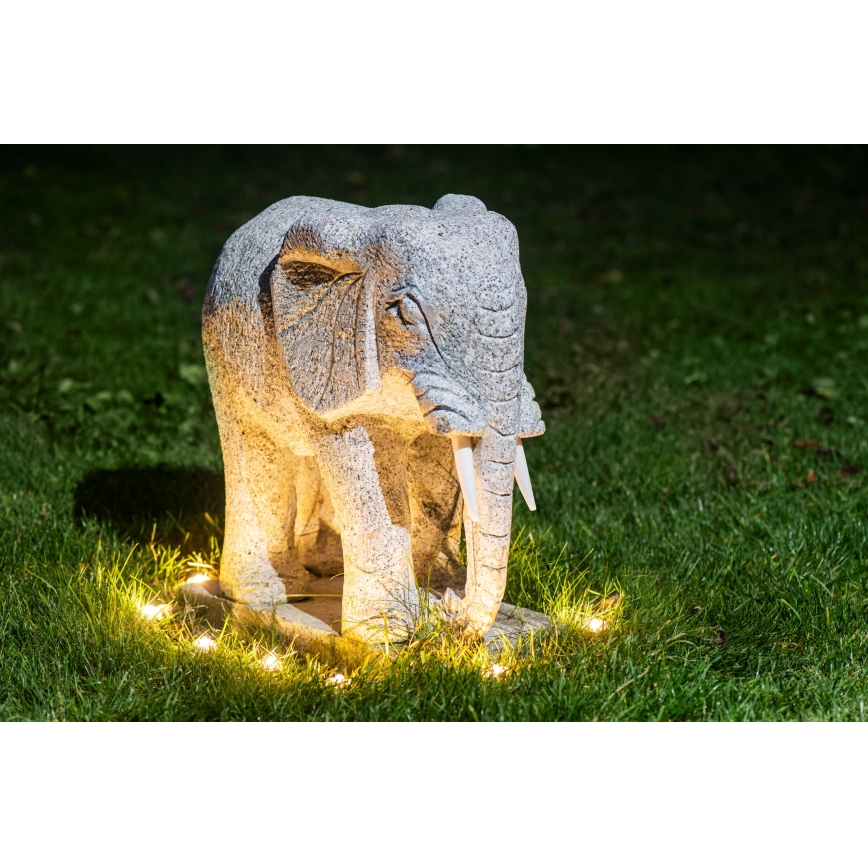 Eglo - Вулична декоративна LED гірлянда 9xLED 10м IP65 теплий білий