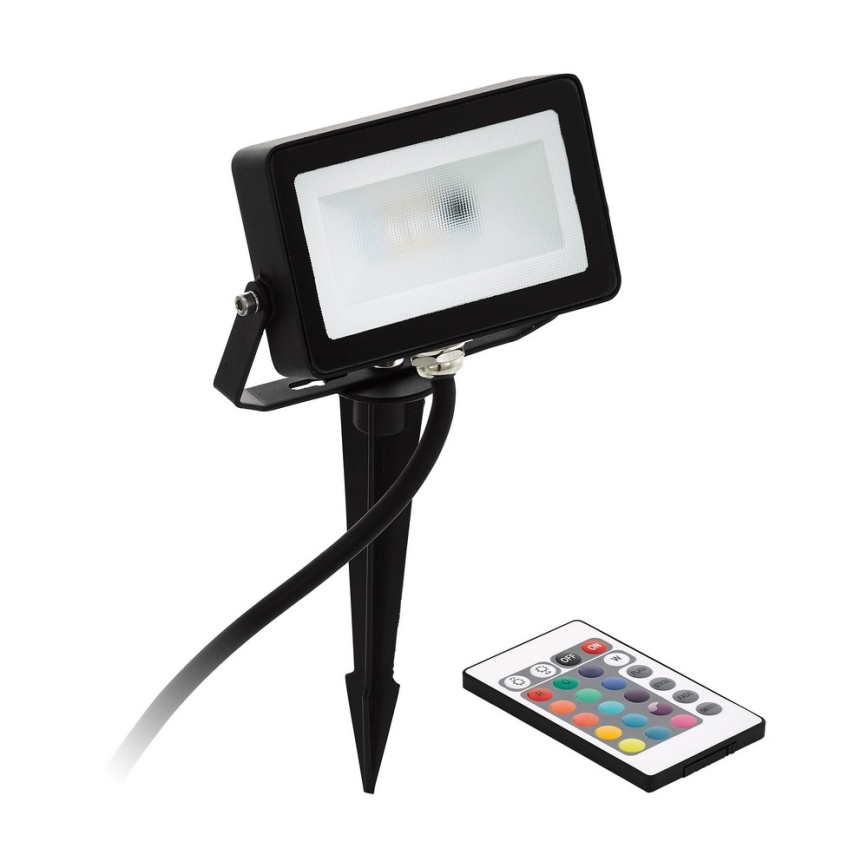 Eglo - Світлодіодний RGB-прожектор LED/10W/230V + дистанційне керування