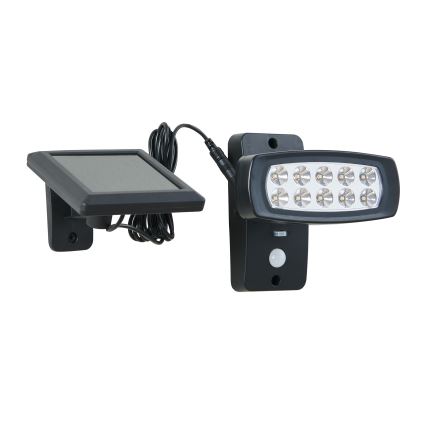Eglo - Светодиодный настенный светильник на солнечной батарее с датчиком LED/1,2V IP44