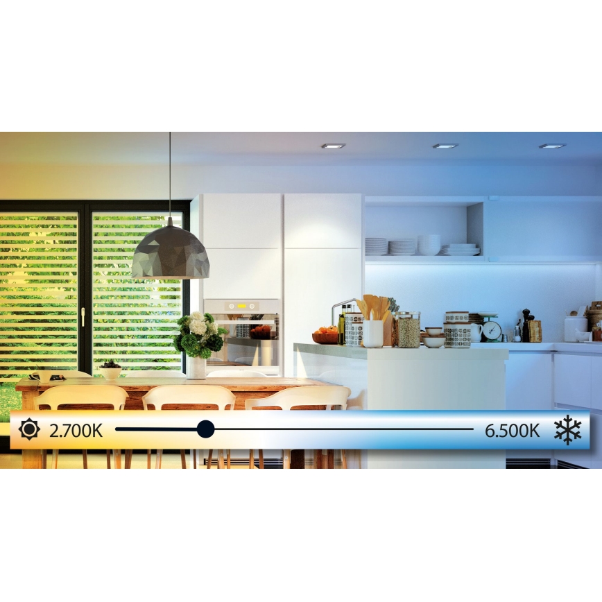 Eglo - Светодиодный потолочный светильник с регулированием яркости LED/14W/230V + дистанционное управление